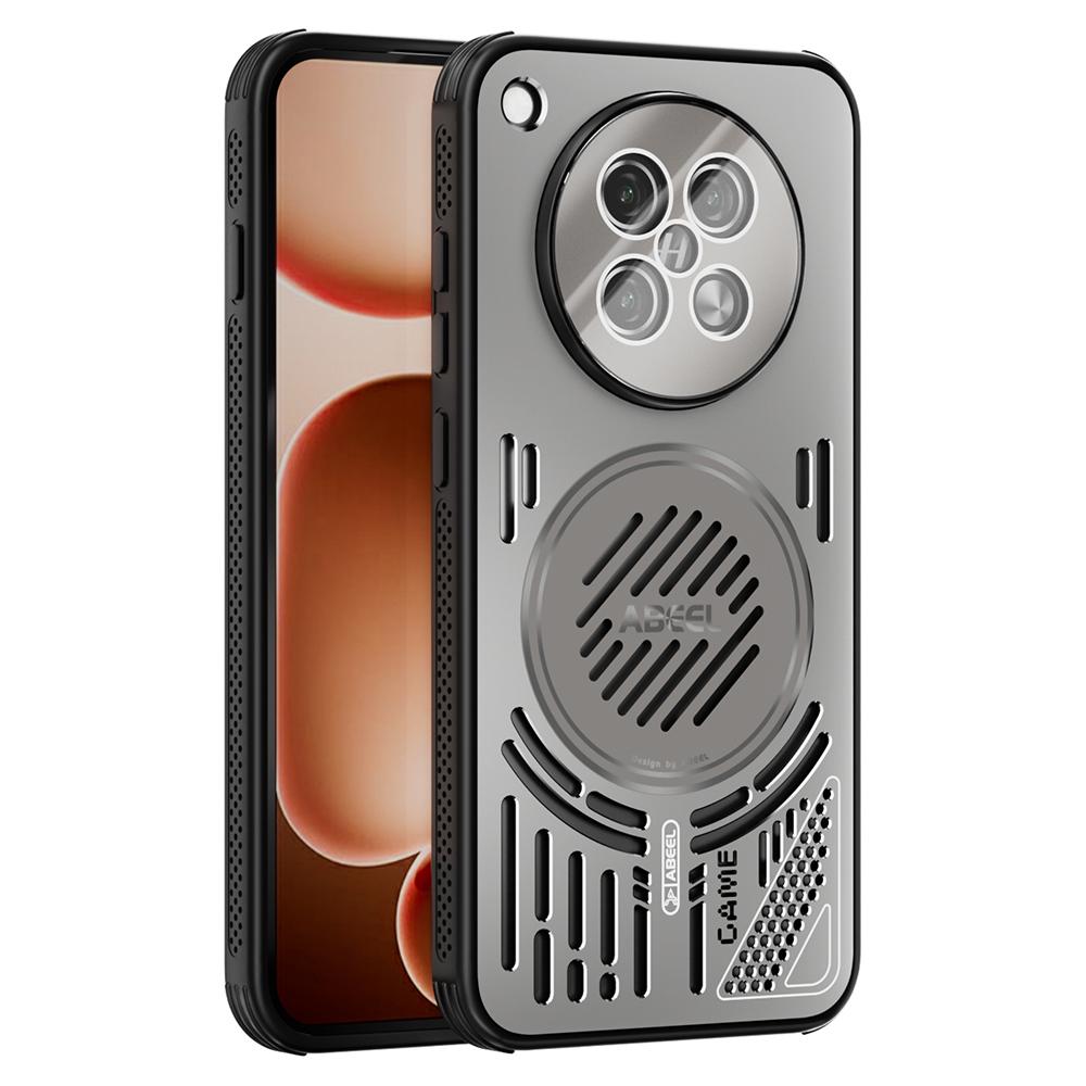 ABEEL For Oppo Find X8s 5G Magnetic Case Aluminium Alloy+PC+TPU Hollow Heat Dissipation Phone Cover