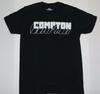 Compton Logo Black T Shirt New