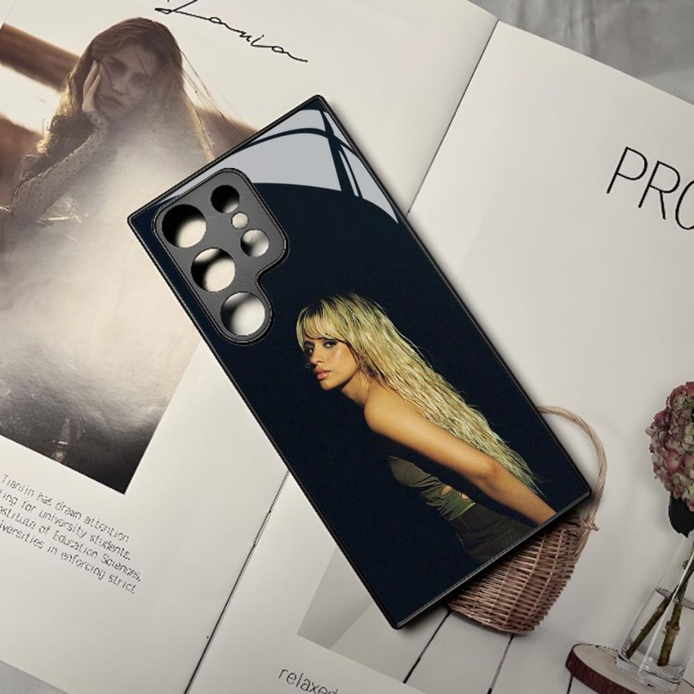 Чехол для телефона C-Camila C-Cabello Cxoxo для Samsung Galaxy S26 S25 S24 S23 S22 S20 S21 Edge Ultra Plus Fe Цветной Серебристый Чехол