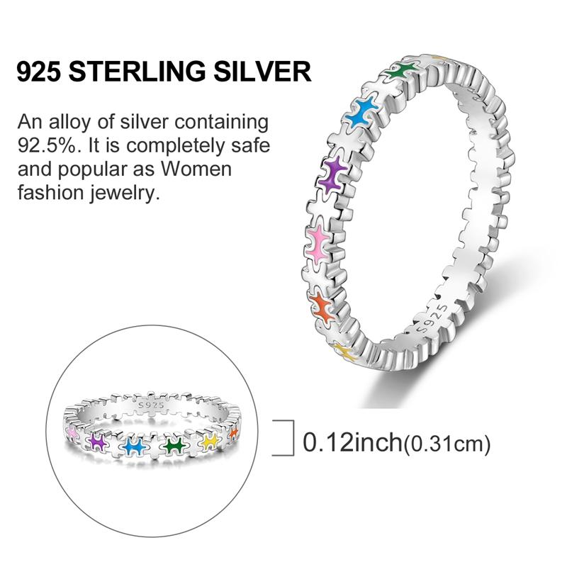 New copper Rings Red Pink Blue Stone Rings Simple Stackable Women Authentic Rings Ideal For Wedding Party Jewellery Gift