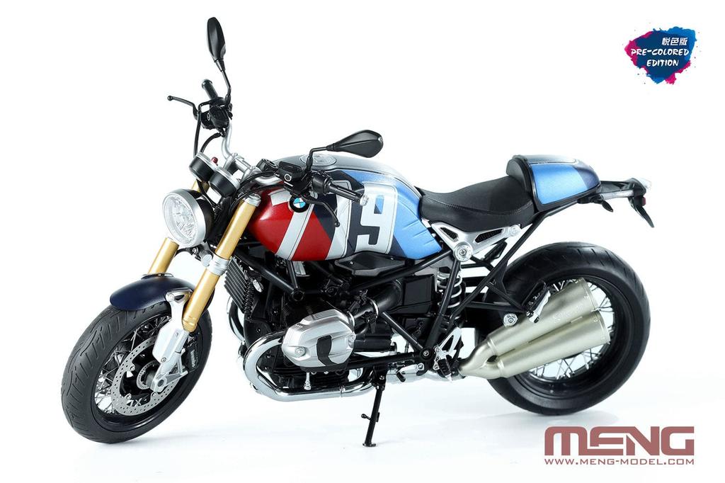 Meng Model Scale BMW R nineT Option 719 Multicolor Plastic Model Kit 1/9 MMT-003T