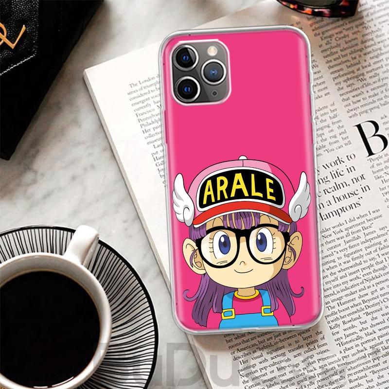 Чехол Arale Dr Slump для iPhone 17 Air 16 16E 15 Pro Max 14 Plus 13 Mini Чехол для телефона 12 11 7 8 SE Индивидуальная печать Корпус 16 15 Pr