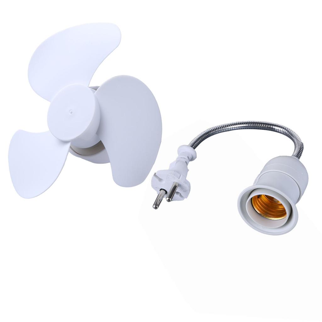 E27 LED Bulb Fan AC85-265V 5W Angle Adjustable Led Light Bulb Fan with On/Offs Switches For Home Cooling Light Fan