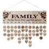 Wooden Holiday & Birthday Calendar Hanging Tags