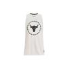 Charged Cotton Training Dry Fit Sleeveless T-Shirt Men Tops White 1361623-112
