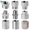 Сантехническое соединение 1/8” 1/4" 3/8" 1/2" 3/4" Нержавеющая сталь 304 Наружная внутренняя резьба Фитинг Переходник Адаптер для британской водопроводной трубы