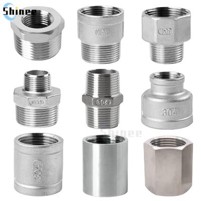 Сантехническое соединение 1/8” 1/4" 3/8" 1/2" 3/4" Нержавеющая сталь 304 Наружная внутренняя резьба Фитинг Переходник Адаптер для британской водопроводной трубы