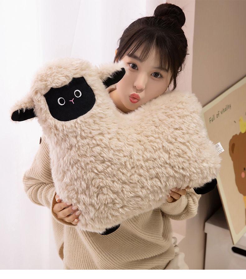 Милая подушка-овечка: Подушка для поясницы и для дневного сна в офисе на диван