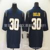 Mens Embroidered Football Jersey LA Chargers Style 13 Allen 30 Ekeler 97 Bosa Rugby Training Game Wear