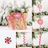 1/10PC Gift Plastic Bigger Lollipop Fake Candy Pendant Toys Colorful Christmas Decorations Fun