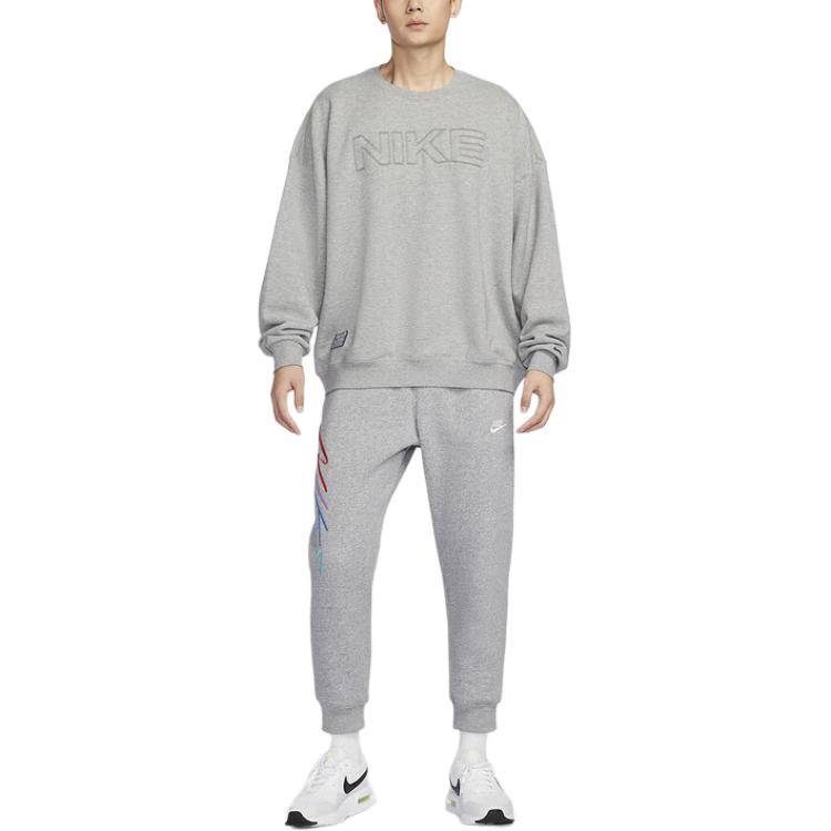 New Nike Sportswear FW25 Sweatshirt Men's Gray HV8225-063