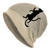 1pc Men's Bohemian Cat-Themed Hat - Stretchable Lightweight Suitable For, Machine Washable Black Cat Silhouette, Elastic for Outdoor & Holiday Wear, C