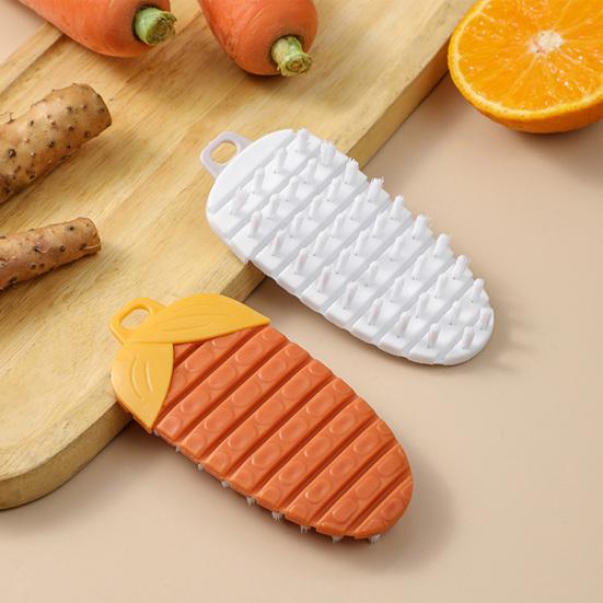 Portable Pot Brush Useful PP Material Home Accessory Flexible Vegetable Cleaning