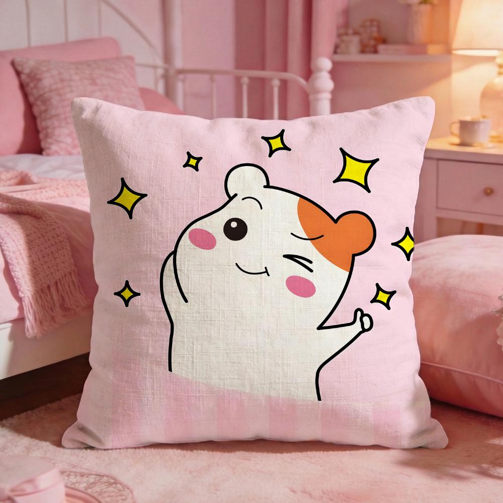 Oruchuban Ebichu Cushion Cover Premium Comfort Reversible Pillow Cove Two In One Design For Any Room Car Interior