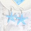 Bohemian Starfish Earrings Pendant Exaggerated Earrings Jewelry Gifts Starfish Ear Stud  Women