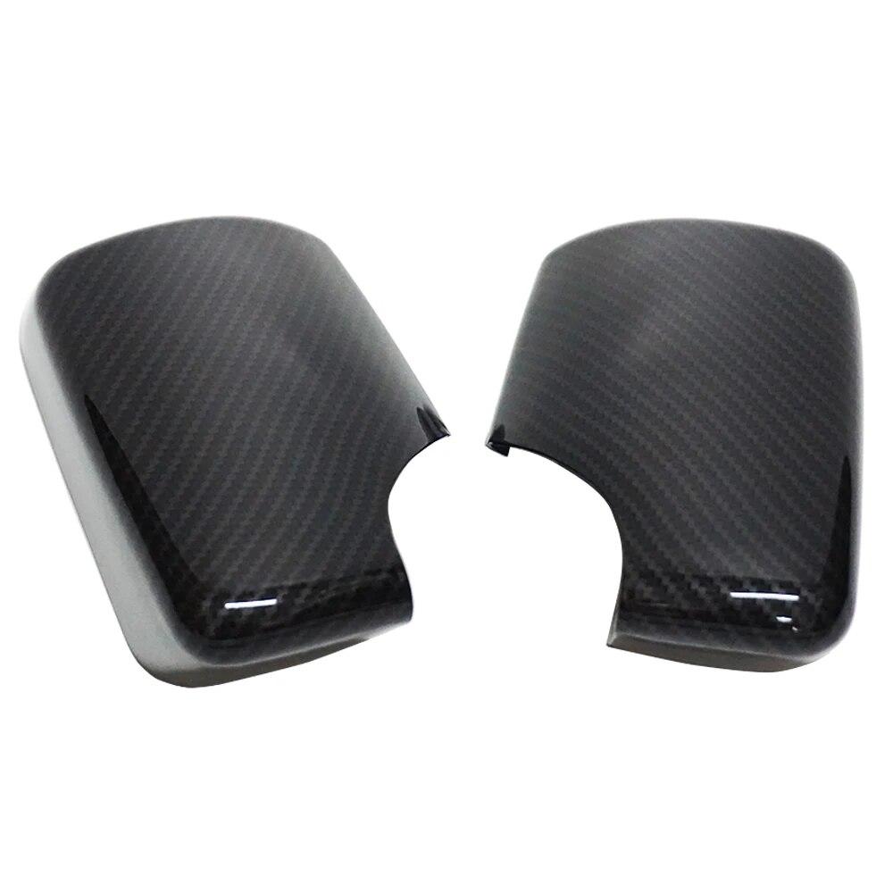 Автомобильный чехол на зеркало заднего вида из углеродного волокна, черный для BMW 3 серии E46 E39 316i 318i 318d 320d 320i 323i 325i 328i 330d 330i 98-05