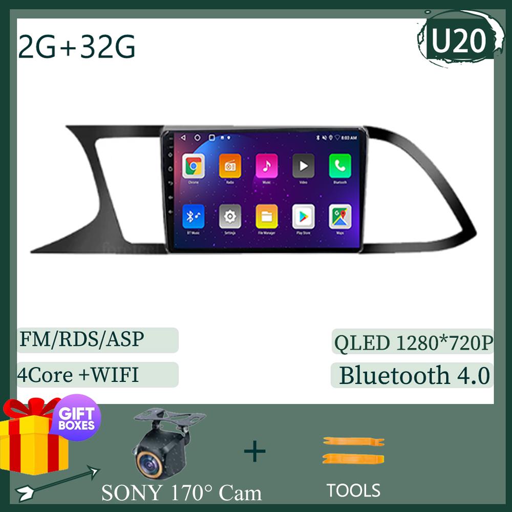 Carplay Android для Seat Leon 3 MK3 2012-2020 Автомобильный Радио Мультимедиа Видео Плеер Навигация Sony cam Экран QLED NO 2 DIN DVD