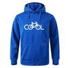 Bike-art Men Hoodie Classic Hooded Pullover, Cool Bicycle Letter Front Print, Cozy Fleece Sweatshirt for Sport Outdoor Casual Outfits