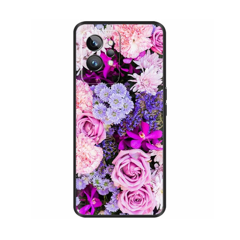 Чехол для Realme GT2 Pro Модный Мягкий ТПУ Расписной Матовый Силиконовый Задняя Крышка Телефона Для Oppo Realme GT 2 Pro Чехлы Для Realme GT2
