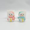2pcs Cute Christmas Molds for Resin Easy Release Snowman Candle & Soap Making Home Decor Party Art Projects Winter Crafting Tool