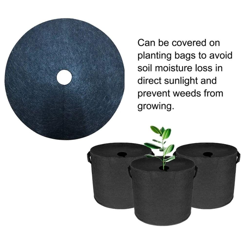 4 PCS 15cm-42cm Non-Woven Tree Mulch Anti Grass Weed Control Ground Cover New Protector Mat