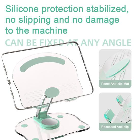 Подставка для ноутбука с вращающейся на 360 градусов универсальной основой Прочная несущая стойка Эргономичное крепление для ноутбука