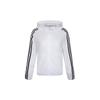 Hooded Woven Windbreaker Jacket Women Jackets White EH3908