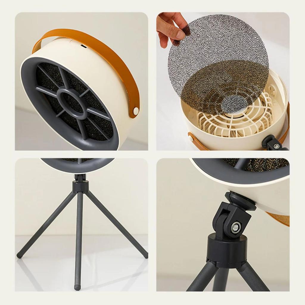 Настольная вытяжка с функцией фильтрации, портативный кухонный вентилятор с 3 скоростями для кемпинга и домашнего хозяйства