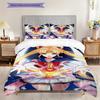 Magical Wand Radiant Hair Bedding (1 * duvet cover + 2 * pillowcase, without core) 2D Flat Bedding set Duvet cover and pillowcase Soft and comfortable