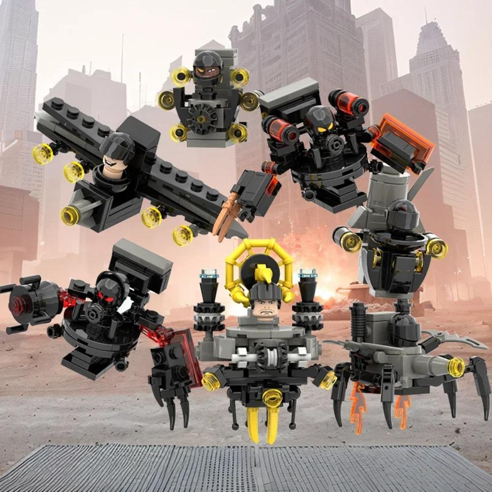 Moc Skibidi Toilet Builing Blocks Toy Titan Clock Man 2.0 Drill Man Titan TVMan Camerman Speakerman for Kids Boys Birthday Gifts