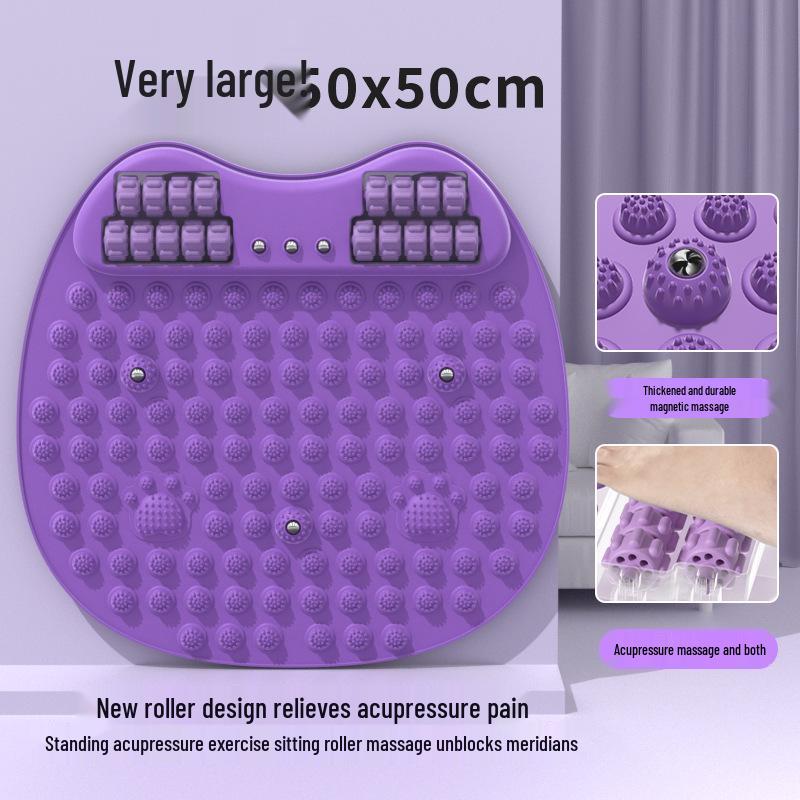 Многофункциональный акупунктурный массажный коврик для ног: Облегчение боли в подошве при беге трусцой, Терапия болезненных сухожилий, Не требует сборки