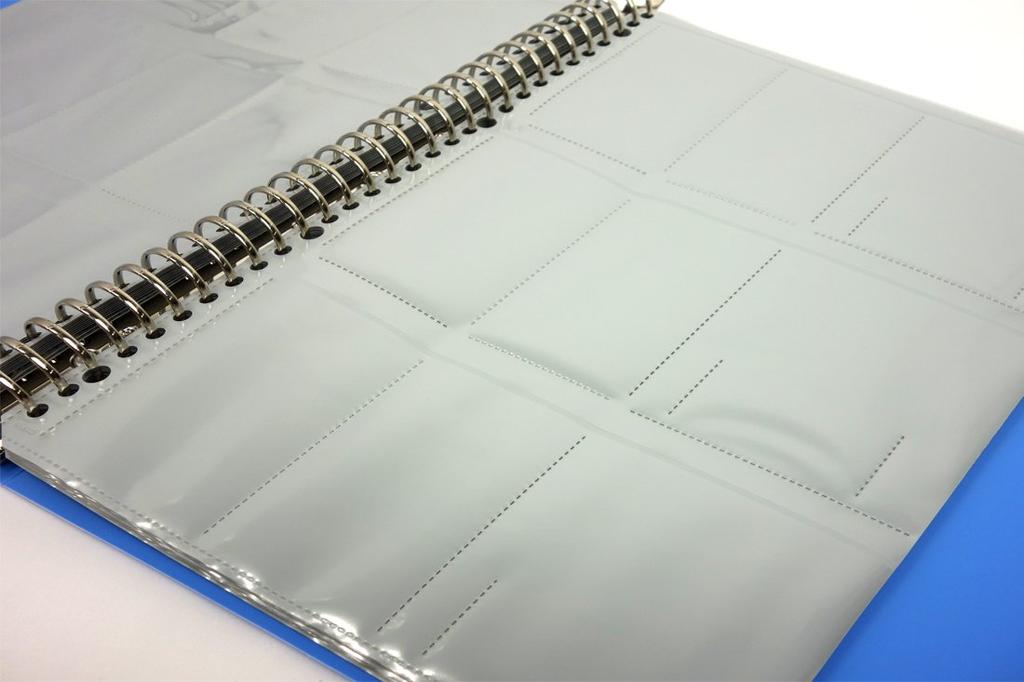 Держатель для визиток KOKUYO File сменный Тип бумаги A4 синий 30 отверстий 504 человека May-350B