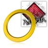 ALWIP Engine Start Starter Ring Aluminum Cover for Toyota Subaru (Gold)