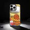 C-Милый и Простой H-Гамбургер Чехол для Телефона Для iPhone 17,16,15,14,13,12,11 Plus,Pro Max,XS,Цветной серебристый чехол для телефона
