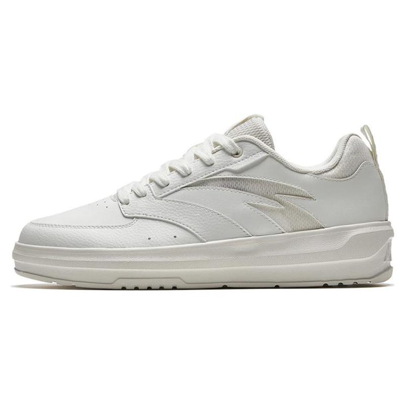 Anta Life Collection Противоскользящие Износостойкие Низкие Кеды для Скейтборда Мужские Белые Кроссовки 912328060-1