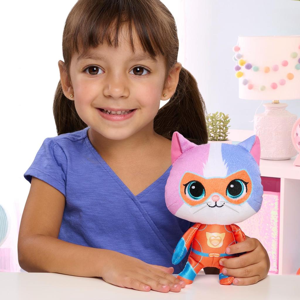 Disney Junior SuperKitties Маленькие плюшевые мягкие супермягкие официально лицензированные детские игрушки для детей в возрасте от 2 лет, наполнители для корзин и небольшие подарки Животное, Бадди,