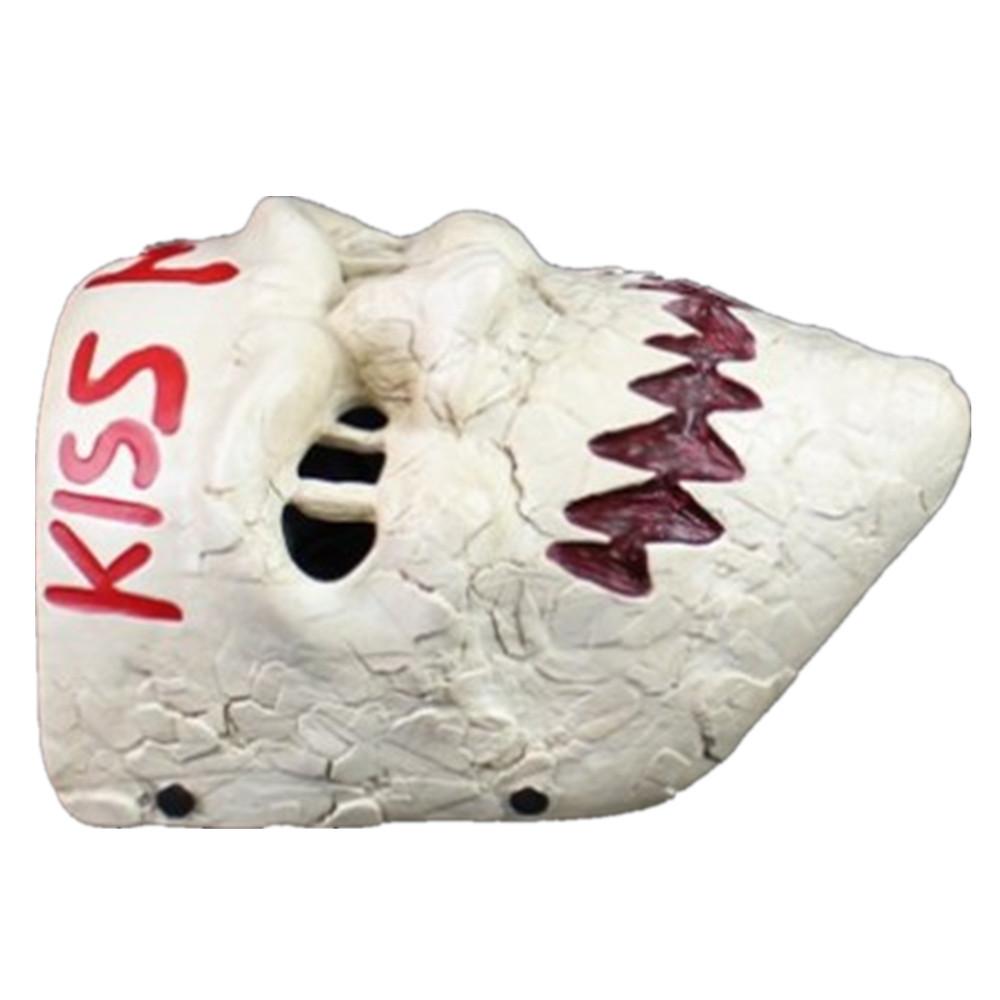 Kiss Me Purge Mask Unique Resin Halloween Demon Mask Perfect For Costume Events