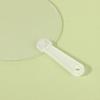 50Pcs DIY Blank Fan Round/Flower/Heart Shaped Children's Art Fan Mini Transparent Fan  Child