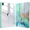 Умный чехол из ПУ для IPad Air 4-го 5-го IPad 10-го 10.9 Funda IPad Pro Air 12-го 11-го 11" 7-го 8-го 9-го 10.2 2 9.7 10.5 Прозрачная обложка