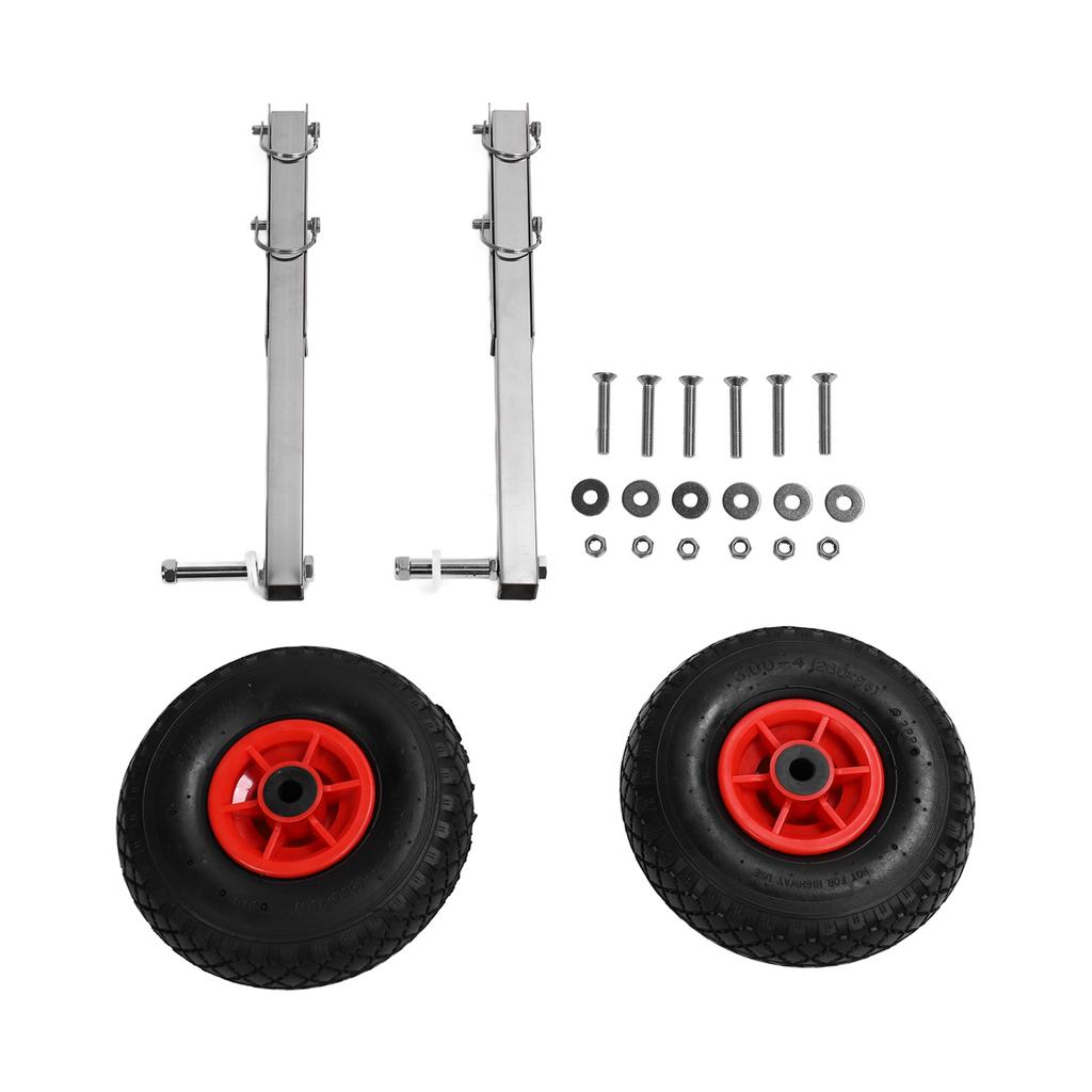 2 шт. Колесо для спуска лодки на воду из нержавеющей стали, колесо для спуска лодки на транце с быстросъемными штифтами