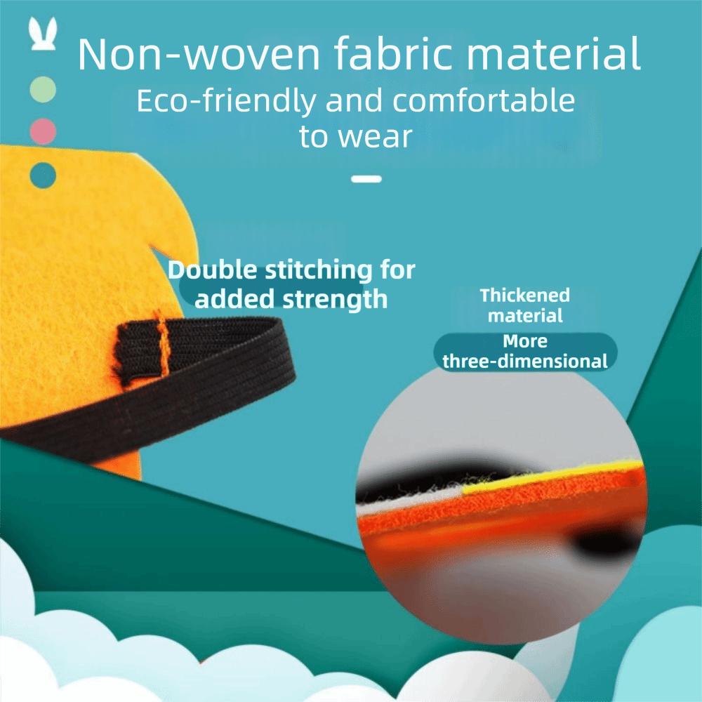 4 шт. Войлочный материал Войлочная маска животного День защиты детей Подарки Маска на День защиты детей Сафари-вечеринка