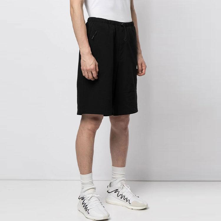 Y-3 SS21 Логотип однотонные свободные шорты на шнурке мужские шорты черные GV4211