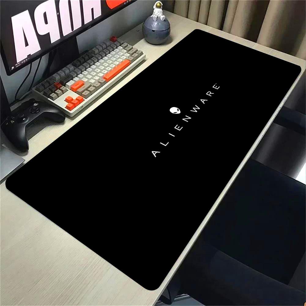 Lauge Alienware Игровой Коврик для Мыши и Клавиатуры 1000X500мм Настольный Коврик для ПК Игрока Офисный Ковер Домашний Противоскользящий Настольный Коврик
