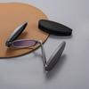 Складные очки для чтения с защитой от синего света для женщин и мужчин, из сплава, блокирующие синий свет, с диоптриями от +1.0 до +4.0, с футлярами