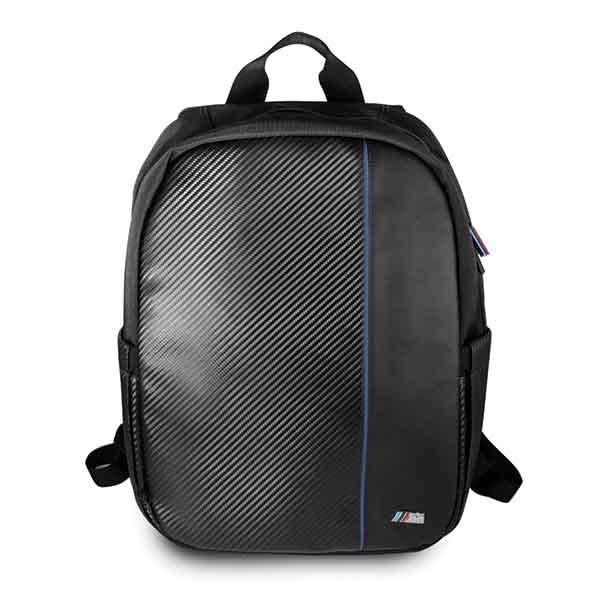 BMW Backpack BMBPCO15CAPNBK 16" Black Carbon Navy Stripe