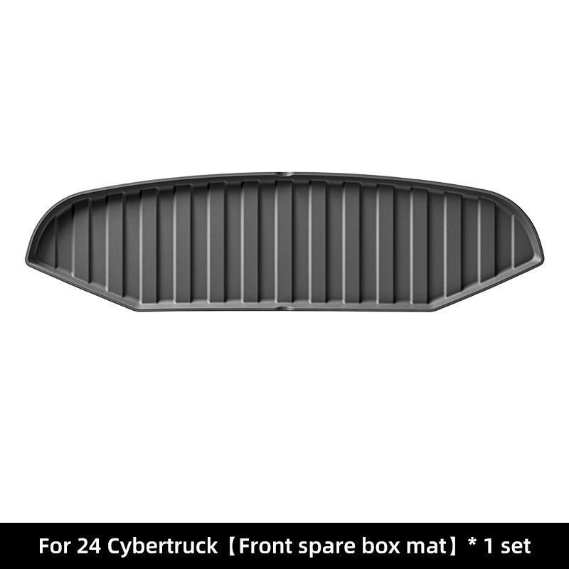 Tesla Cybertruck Trunk Mat 2024, TPE Rear Bed Mat