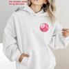Ladies Spring Autumn Casual Hooded Long Sleeve 8 Ball Pool Printed Pullover Hoodies Sweatshirt Top