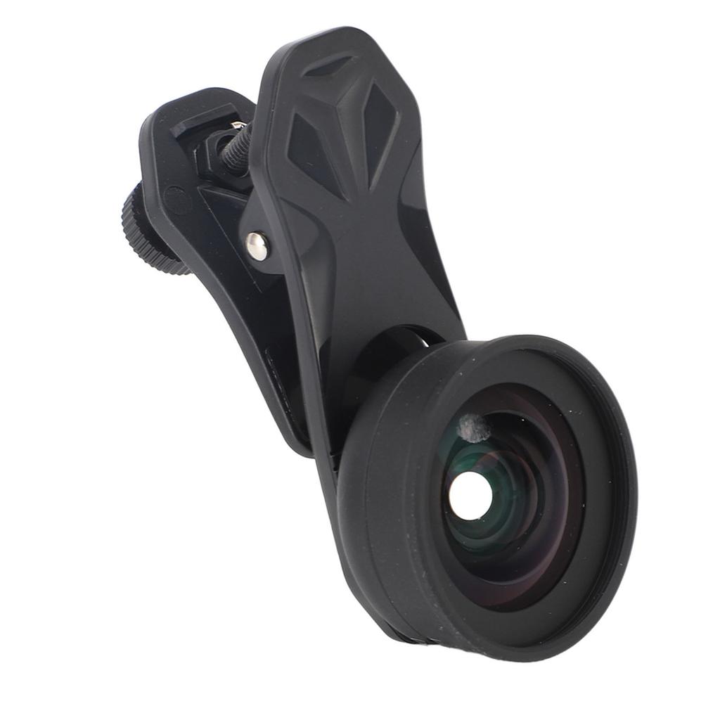 Phone Clip On Lens 120 Degree Wide Angle and 10X Macro Optical Glass Lens for Smartphone