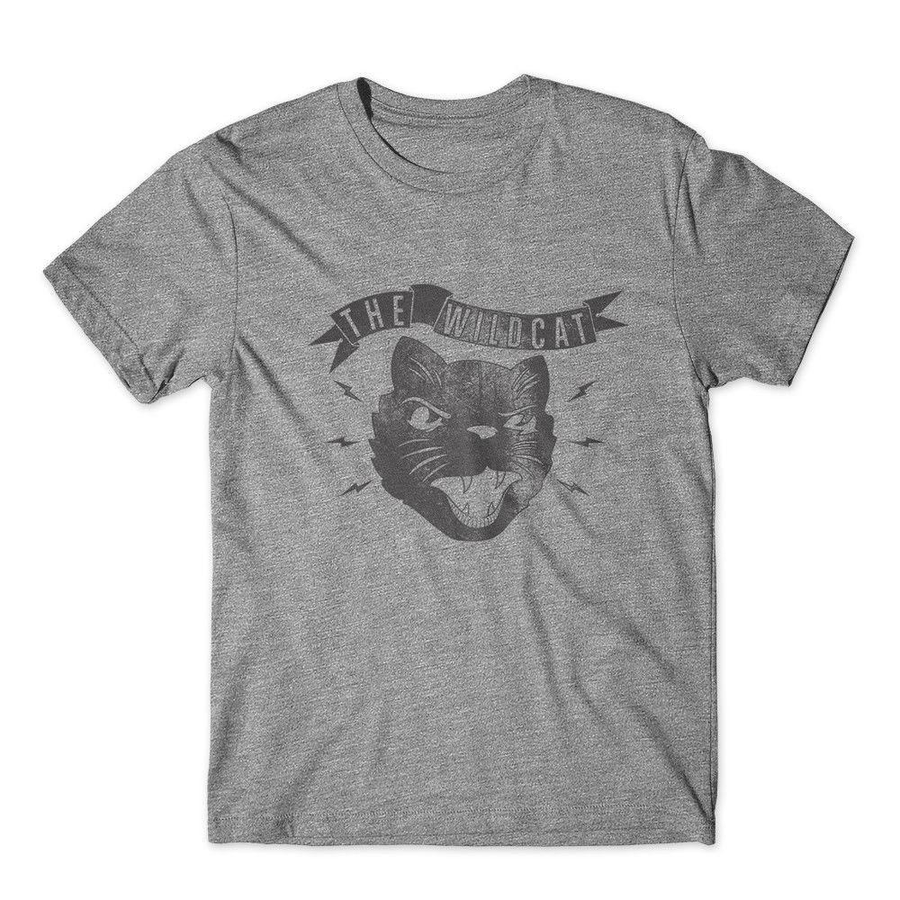 The Wild Cat T-Shirt. 100% Cotton Premium Tee NEW