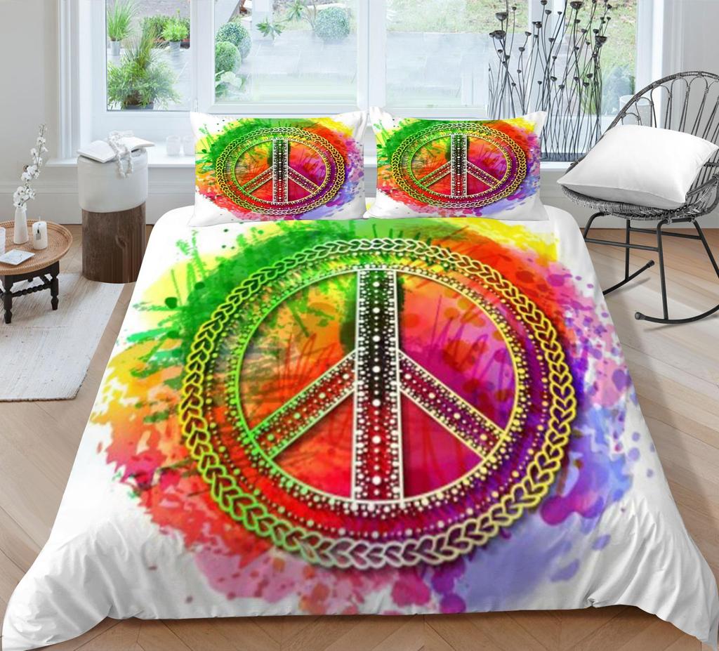 Boho Duvet Cover Design Bedding Cover Set Boho Bedding Man Woman Single Double Size Quilt Cover Set Pillowcase